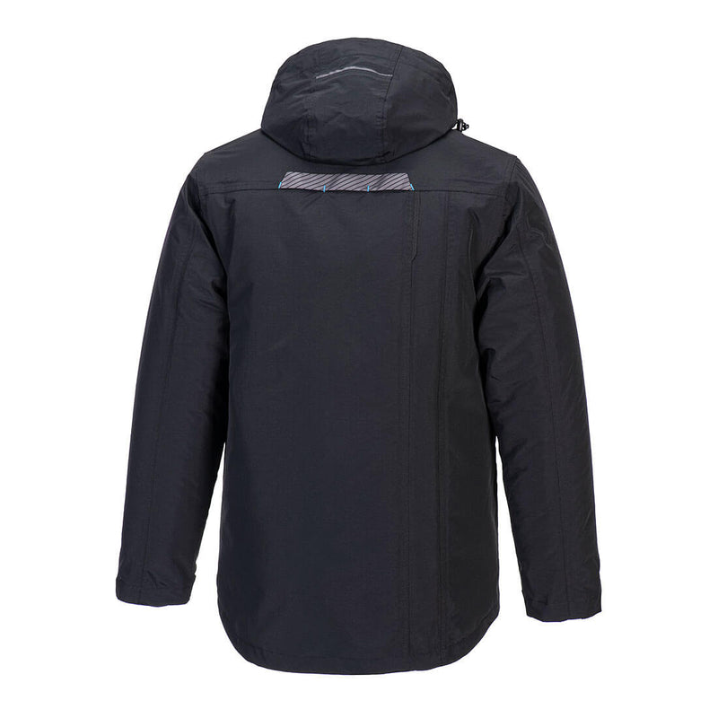 Chargez l'image dans la visionneuse de la galerie, T740-Parka WX3, Noir, vue de dos # Couleur_Noir