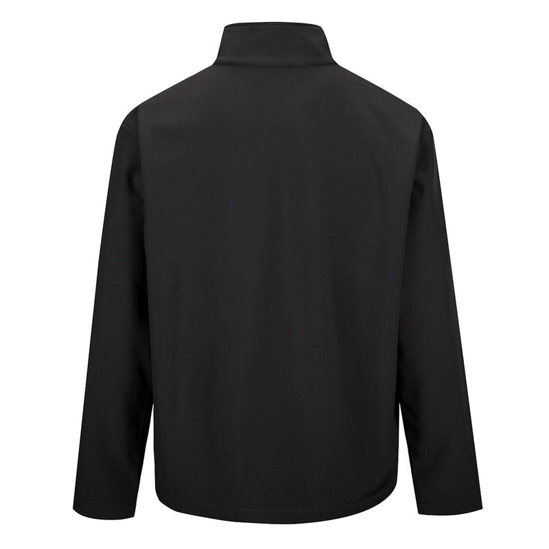 Chargez l'image dans la visionneuse de la galerie, TK20 - Softshell homme Print & Promo (2 couches), Noir, vue de dos # Couleur_Noir