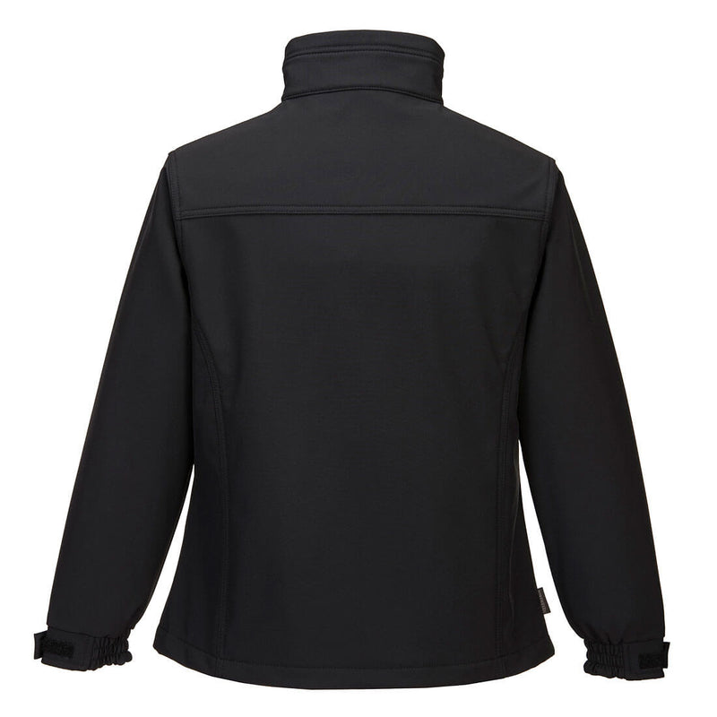 Chargez l'image dans la visionneuse de la galerie, TK41 - Softshell Charlotte femmes (3L), Noir, vue de dos # Couleur_Noir