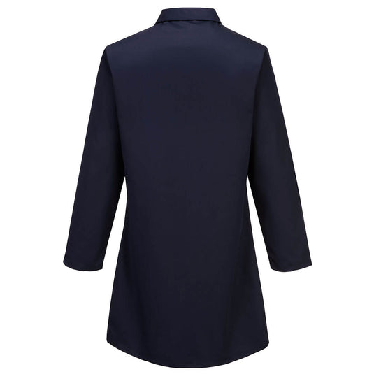 2202 - Blouse homme agroalimentaire, 1 poche, Marine, vue de dos
