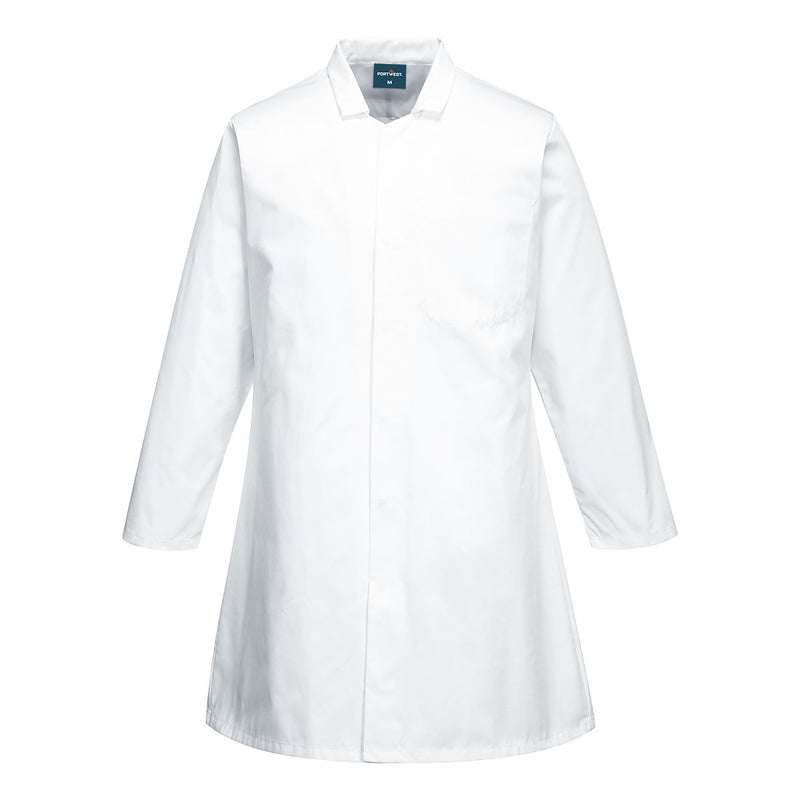 Chargez l'image dans la visionneuse de la galerie, 2202 - Blouse homme agroalimentaire, 1 poche, Blanc # Couleur_Blanc
