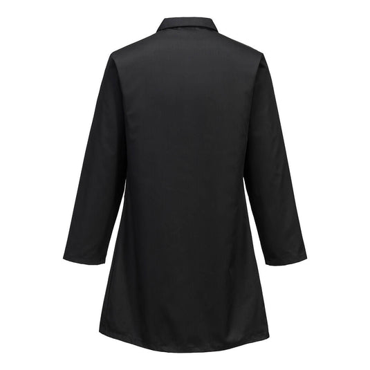 2852 - Blouse Standard poly/coton, Noir, vue de dos