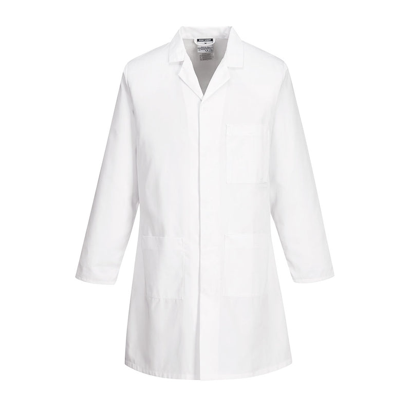 Chargez l'image dans la visionneuse de la galerie, 2852 - Blouse Standard poly/coton, Blanc # Couleur_Blanc
