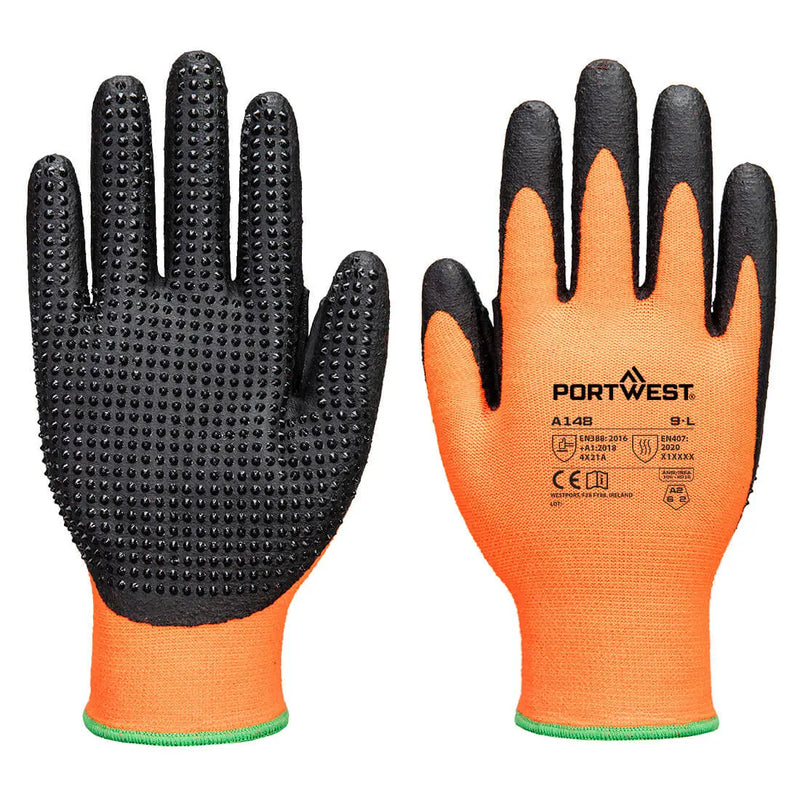Chargez l'image dans la visionneuse de la galerie, Gant nitrile anti-froid Portwest A148O8RL - protection thermique et résistance au froid
