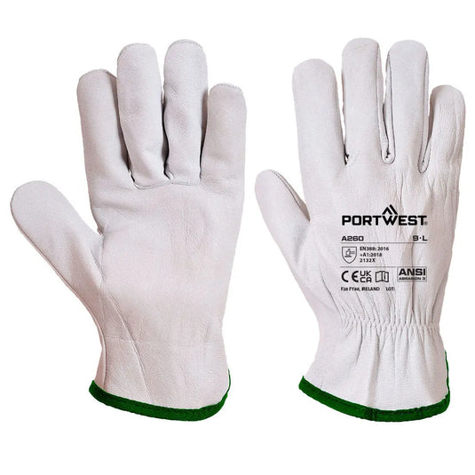 A260 - Gant Driver cuir Ovin Epi-Protect