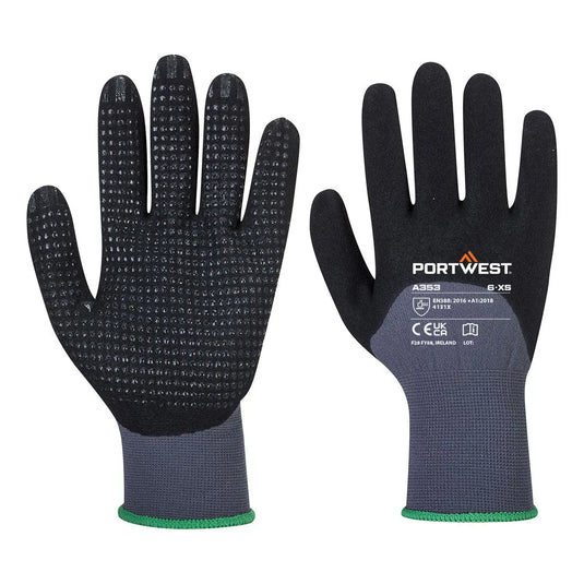 Gant Dermiflex Ultra Plus A353G8RL - protection nitrile picots haute adhérence