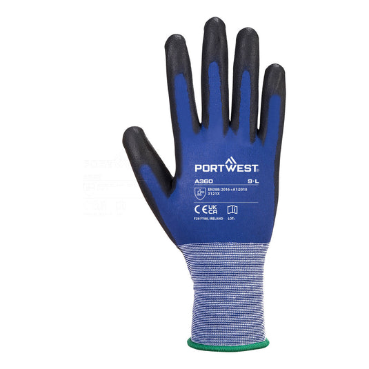 A360 - Gant Senti-Flex, Bleu/Noir, vue de dos 