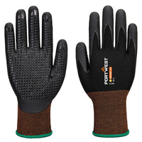 Gant nitrile mousse adhérence GP Grip 15 A371K8RL - manipulation fine objets huileux