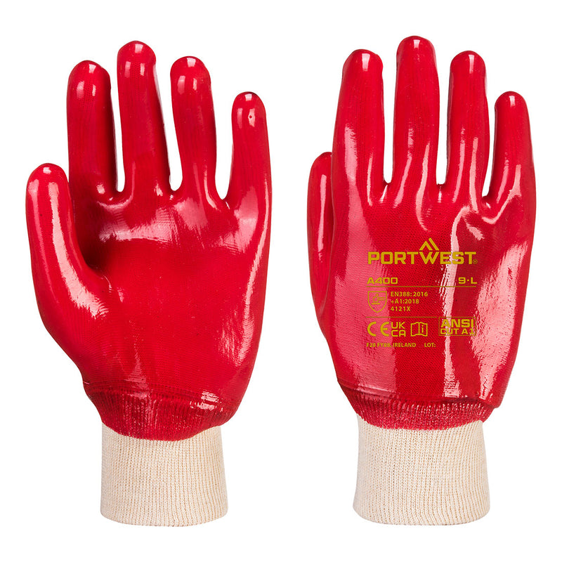 Chargez l'image dans la visionneuse de la galerie, A400 - PVC Poignet Tricot, Rouge # Couleur_Rouge
