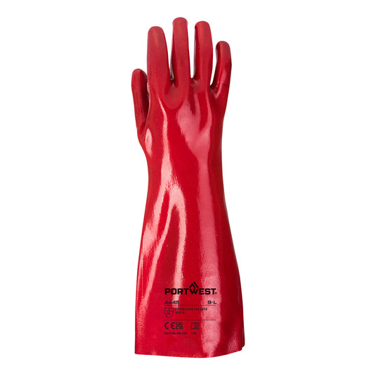A445 - PVC Rouge, Rouge, vue de dos 