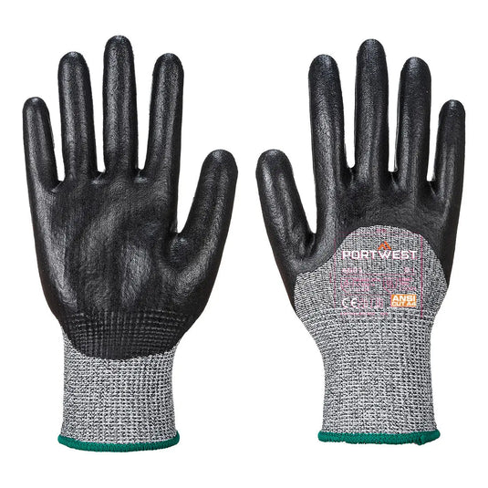 Gant nitrile anticoupure A621BKRL - protection niveau D travaux à risque