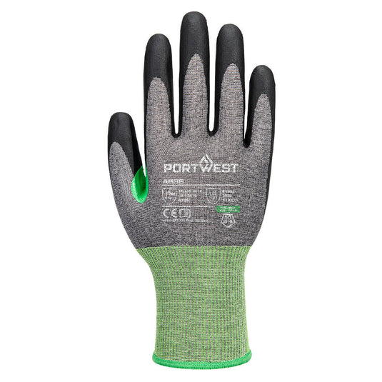 A636 - Gant Coupure CS C18 Nitrile, Gris/Noir, vue de dos 