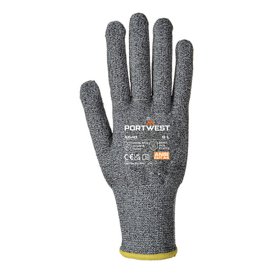 A640 - Gant Sabre à picots, Gris, vue de dos 