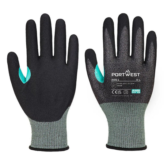 Gant anti coupure niveau E nitrile A661K8RL - protection maximale main