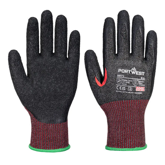 Gant anti-coupure niveau F latex A671K8RL - protection maximale coupures et abrasions