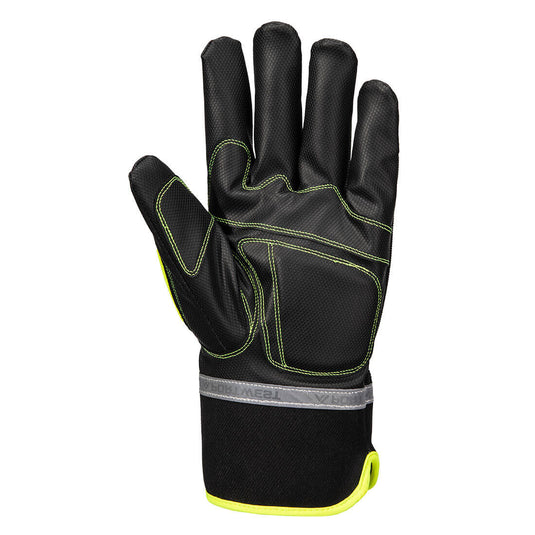 A753 - Gant mécanique Cold 450 PU imperméable, Noir, vue de dos 
