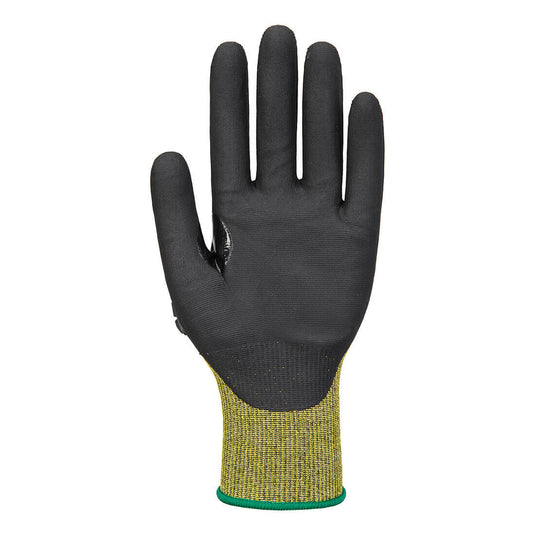 A756 - Gant Impact coupure E18 Nitrile ESD, Noir, vue de dos 