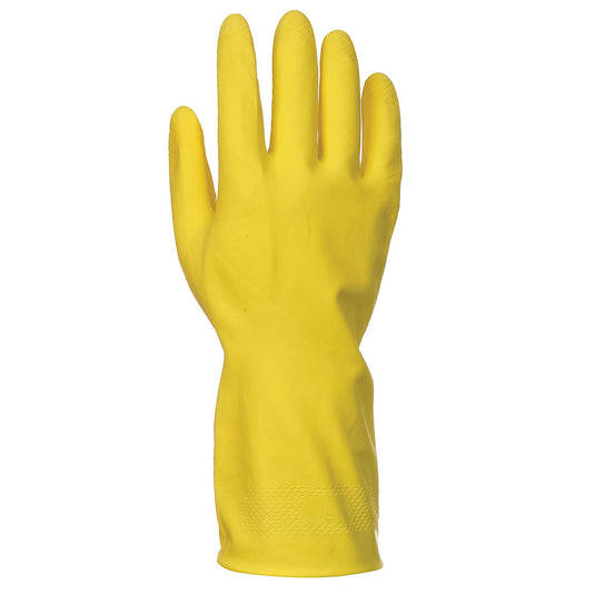 A800 - Gant Latex de ménage (240 Paires), Jaune, vue de dos 