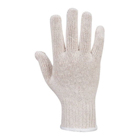 AB030 - Sous-gants tricot (288 paires), Blanc, vue de dos 