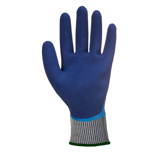 AP81 - Gant anticoupure Liquid Pro HR Cut, Bleu, vue de dos 