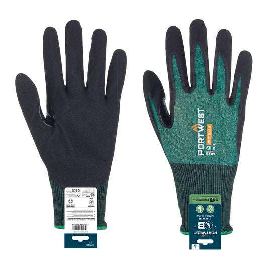 APR15 - Gant SG Cut B18 en nitrile (retail), Vert/Noir 
