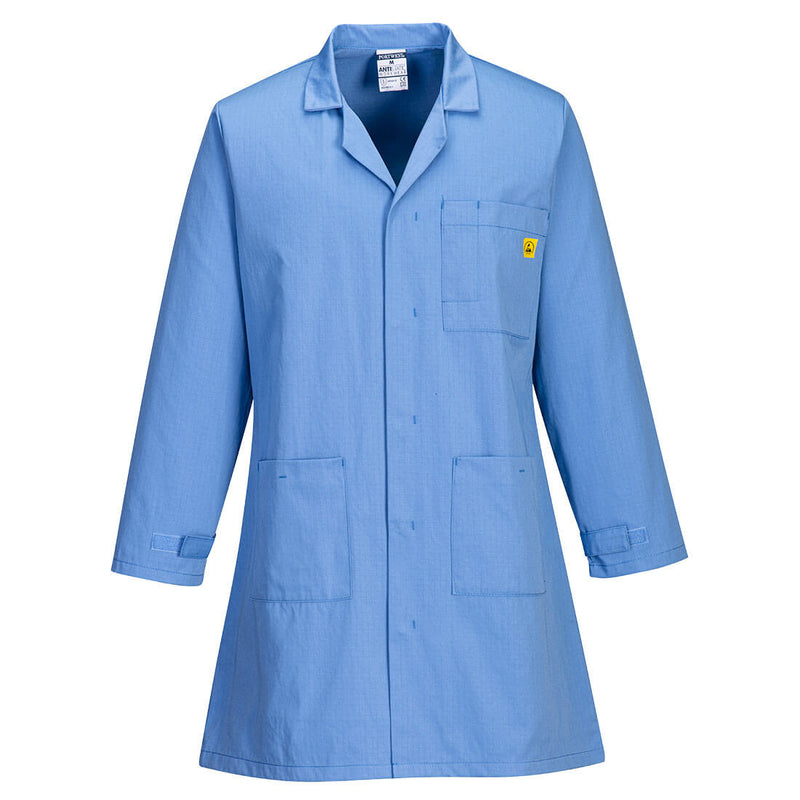 Chargez l'image dans la visionneuse de la galerie, AS10 - Blouse Antistatique ESD, Bleu Hamilton # Couleur_Bleu Hamilton
