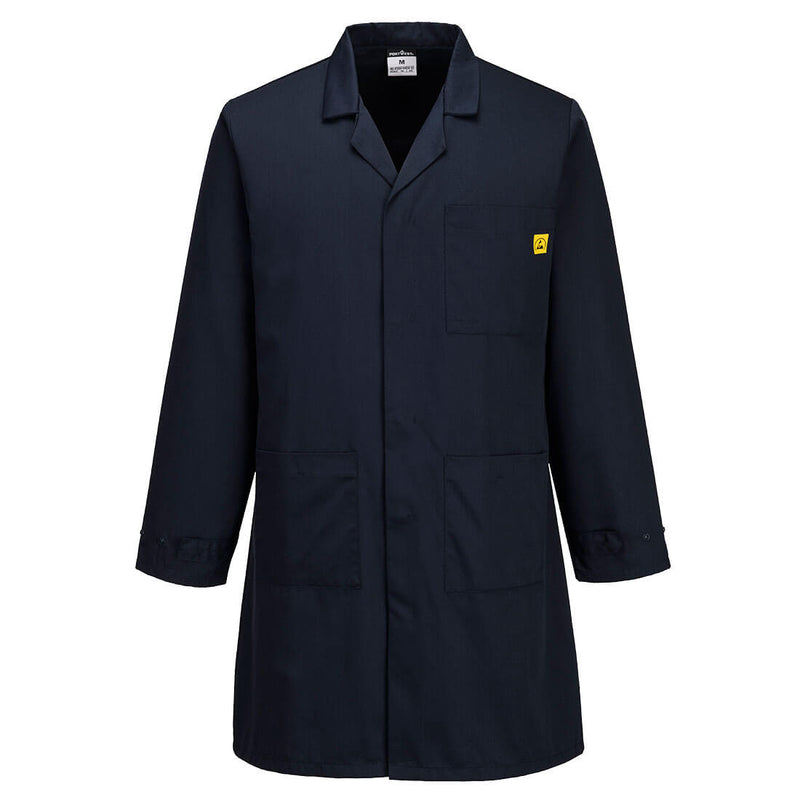 Chargez l'image dans la visionneuse de la galerie, AS10 - Blouse Antistatique ESD, Marine # Couleur_Marine
