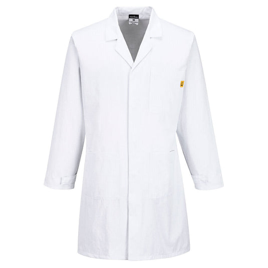 AS10 - Blouse Antistatique ESD, Blanc