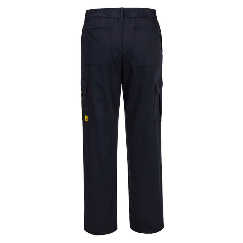 Chargez l'image dans la visionneuse de la galerie, AS11 - Pantalon Antistatique ESD, Marine, vue de dos # Couleur_Marine
