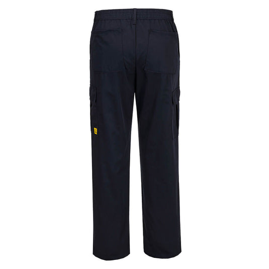 AS11 - Pantalon Antistatique ESD, Marine, vue de dos 
