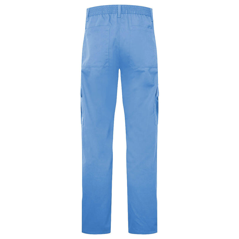 Chargez l'image dans la visionneuse de la galerie, AS12 - Pantalon Femme Antistatique ESD, Bleu Hamilton, vue de dos # Couleur_Bleu Hamilton
