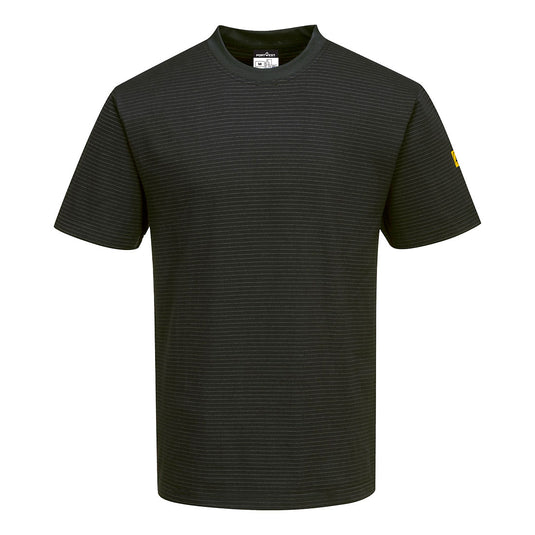 AS20 - T-Shirt antistatique ESD, Noir