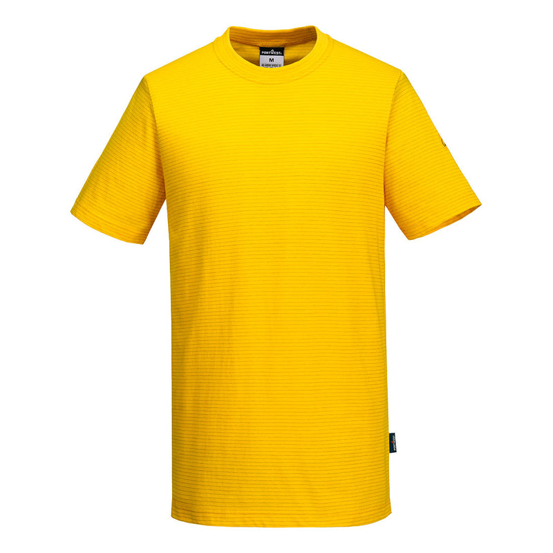 Chargez l'image dans la visionneuse de la galerie, AS20 - T-Shirt antistatique ESD, Jaune foncé # Couleur_Jaune foncé

