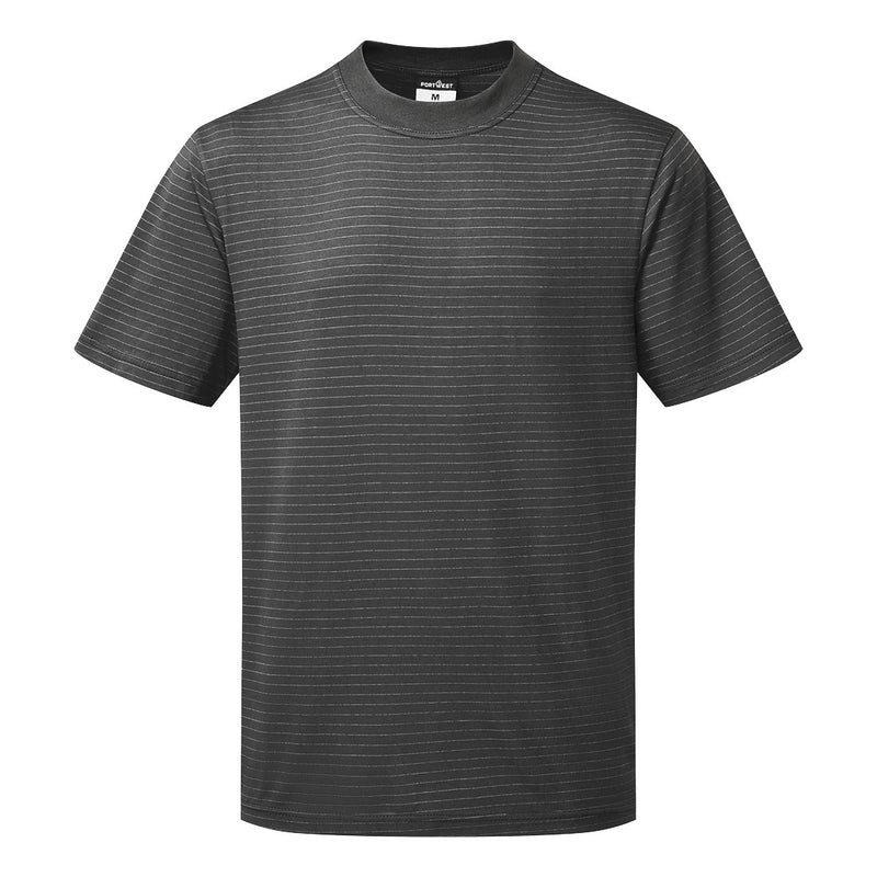 Chargez l'image dans la visionneuse de la galerie, AS20 - T-Shirt antistatique ESD, Gris Zoom # Couleur_Gris Zoom
