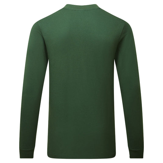 AS22 - T-shirt manches longues antistatique ESD, Vert Forêt, vue de dos