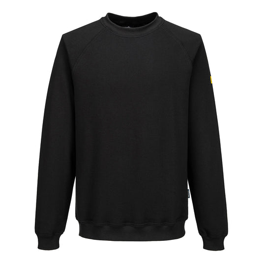 AS24 - sweat shirt anti statique ESD, Noir