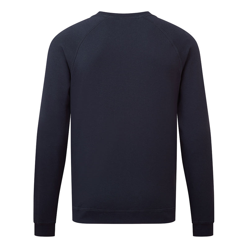 Chargez l'image dans la visionneuse de la galerie, AS24 - sweat shirt anti statique ESD, Marine, vue de dos # Couleur_Marine
