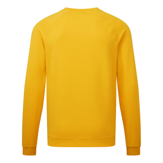 AS24 - sweat shirt anti statique ESD, Jaune foncé, vue de dos