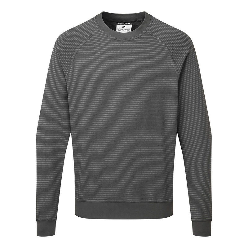 Chargez l'image dans la visionneuse de la galerie, AS24 - sweat shirt anti statique ESD, Gris Zoom # Couleur_Gris Zoom
