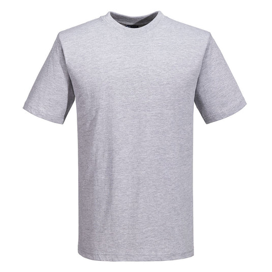 B195 - T-Shirt Premium Turin, Gris Chiné 