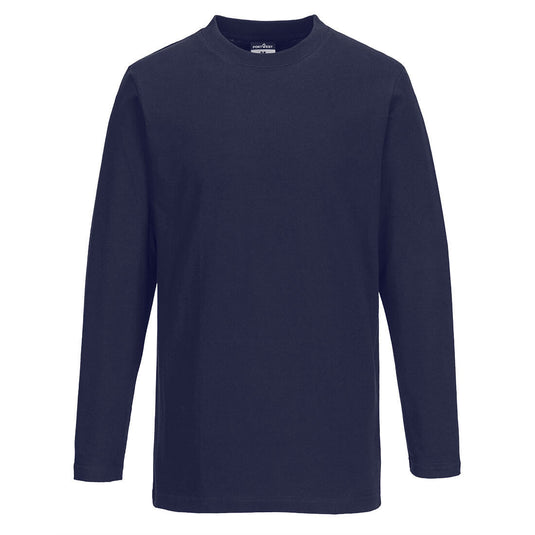 B196 - T-Shirt Manches longues, Marine
