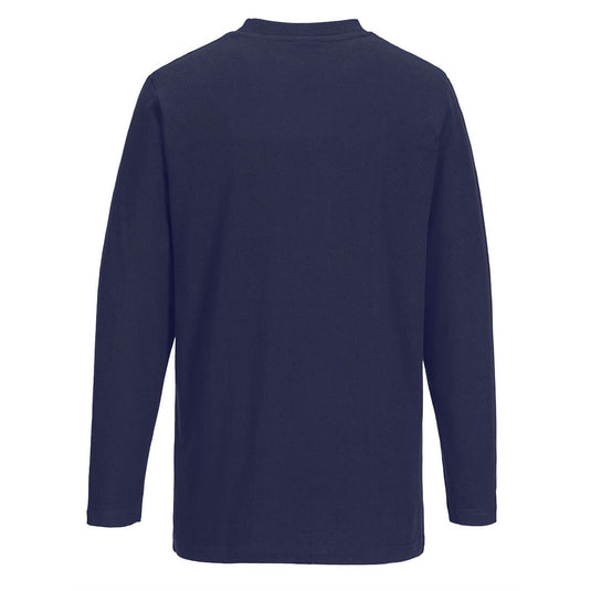 B196 - T-Shirt Manches longues, Marine, vue de dos