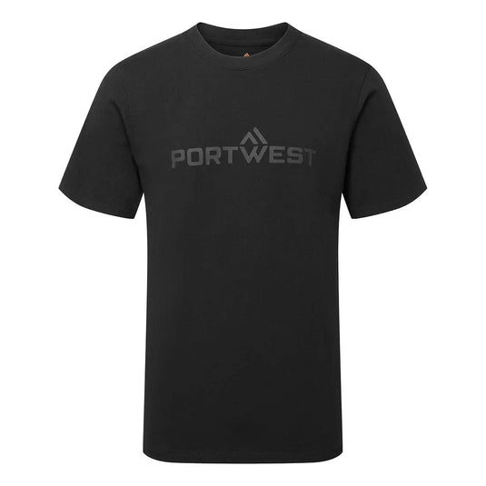 T-shirt Portwest B198 - design unisexe logo embossé travail