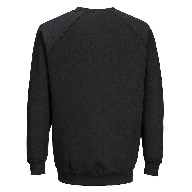 Chargez l'image dans la visionneuse de la galerie, B300 - Sweatshirt Roma, Noir, vue de dos # Couleur_Noir
