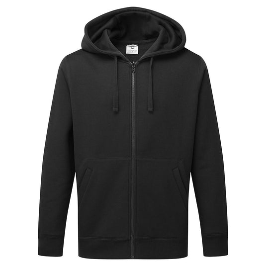 B312 - Sweat à capuche zippé, Noir