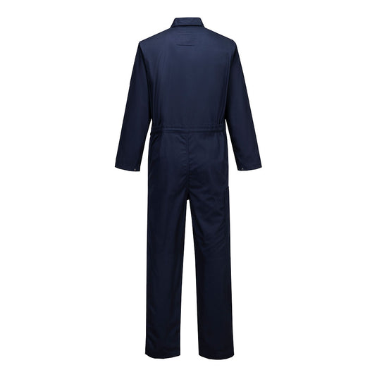 BIZ1 - Combinaison Bizweld™ Retardateur de flammes, Marine, vue de dos 