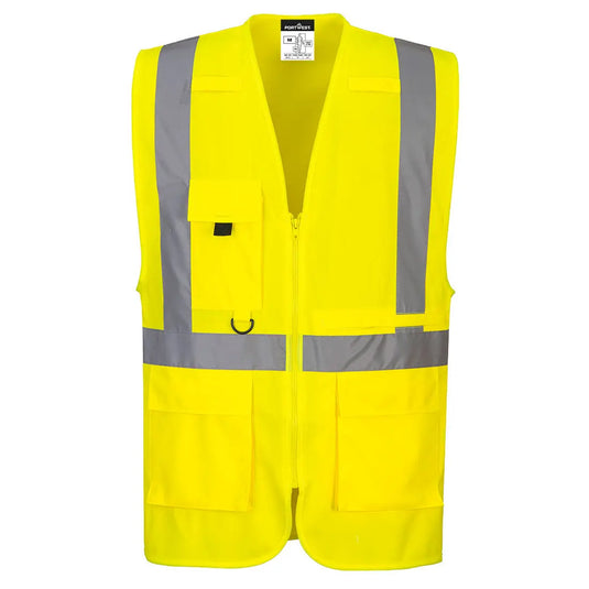 C357 - Gilet Executive haute visibilité avec poche pour tablette Epi-Protect