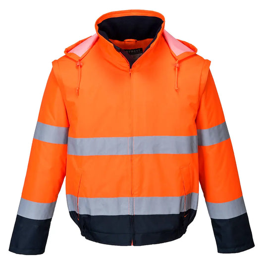 C464 - Blouson HV 2-en-1 HV doublé polaire Epi-Protect