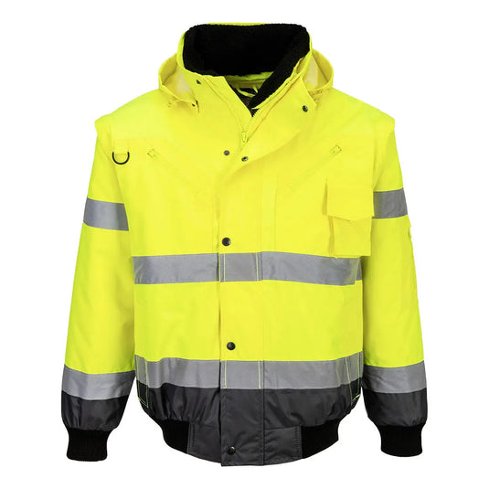 Blouson Bomber C465 - haute visibilité bicolore 3-en-1
