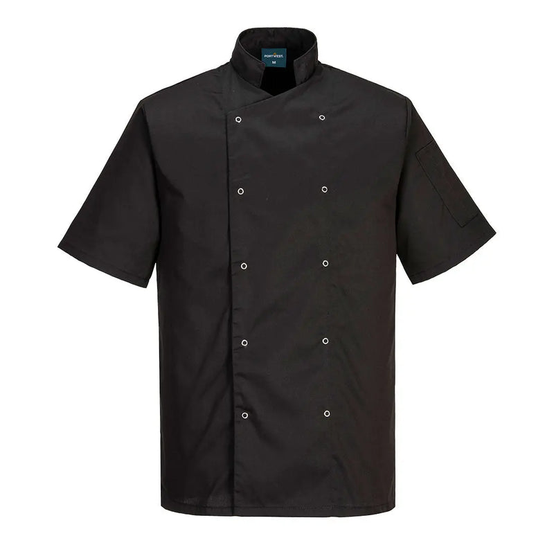 Chargez l'image dans la visionneuse de la galerie, Veste cuisine professionnelle C733 - tissu polycoton résistant

